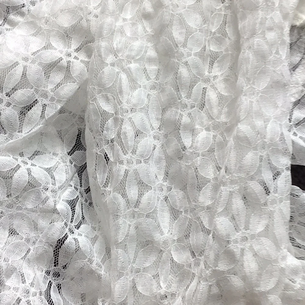 NEW! Viscose Duster White Lace Kimono - Picture 6 of 10